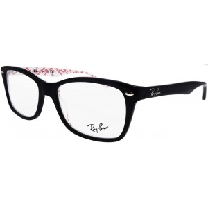 Ray Ban RB5228 5014 Top Black on Texture White